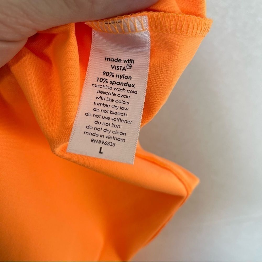 Susana Monaco Strapless Tube Mini Dress in Electric Orange L - Picture 5 of 5